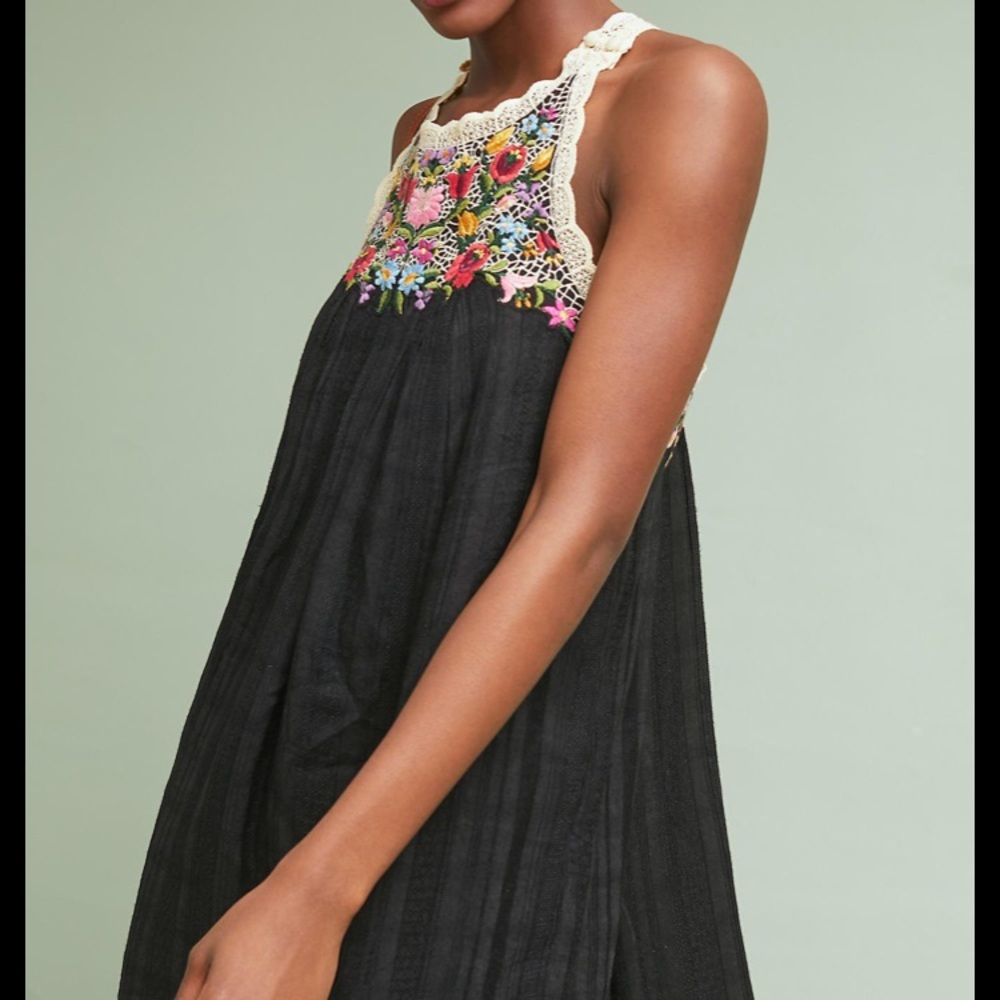 Akemi+Kim embroidered dress from Anthropologie